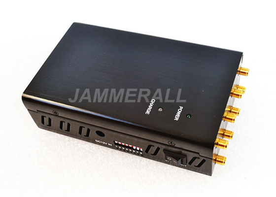 8 Antena 3G 4G Sinyal Jammer Handheld Lojack WiFi Perangkat GPS Sinyal Blocker