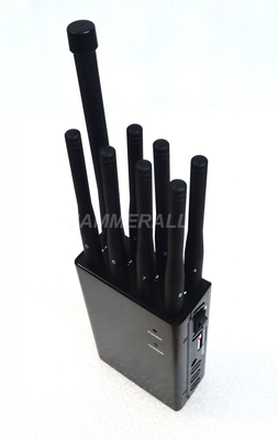 8 Antena 3G 4G Sinyal Jammer Handheld Lojack WiFi Perangkat GPS Sinyal Blocker
