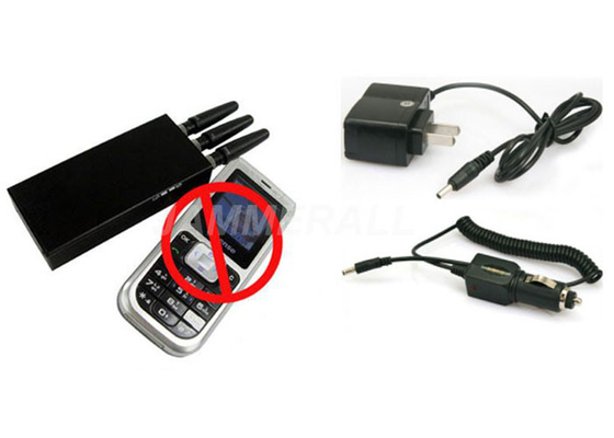 Jammer Ponsel Portabel yang Andal CDMA GSM DCS PCS 3G Sinyal Blocker