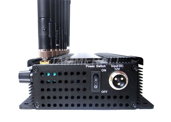 Perangkat Jamming Ponsel Daya Tinggi, 8 Antena Yang Dapat Disesuaikan Pemblokir 3G / 4G / GPS