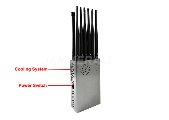 portabel Wireless Sinyal Jammer All-In-One Yang Dirancang Untuk Penjara / Bank