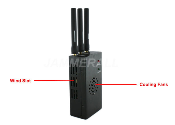 Jammer Ponsel Daya Tinggi Portabel Untuk Pemblokiran Sinyal CDMA GSM 3G