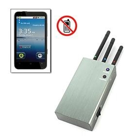 5 Band CDMA GSM 3G Jammer Ponsel Portable, Isolator Sinyal Ponsel Rendah Daya