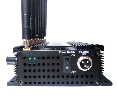 Jammer Sinyal Sel yang Dapat Disesuaikan 4G GPS WiFi Lojack Blocker Dengan Penggemar Yang Lebih Besar