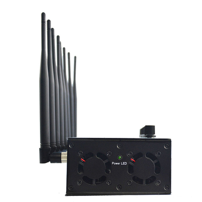 Sinyal Seluler Ponsel Seluler 8 Antena WiFi GPS Blocker Dengan Sistem Pendingin