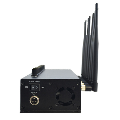 Sinyal Seluler Ponsel Seluler 8 Antena WiFi GPS Blocker Dengan Sistem Pendingin