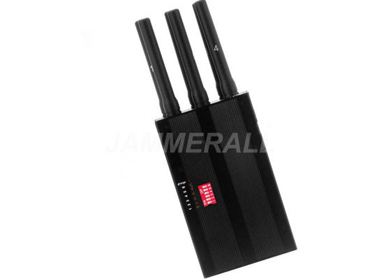 kualitas  Handheld 3G 4G Signal Jammer For Blocking LoJack / GPSL1 / GPSL2 / GPSL5 pabrik