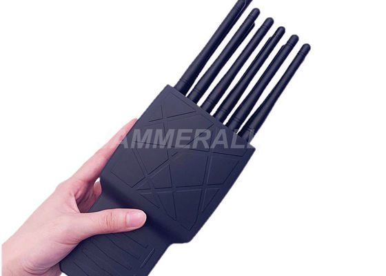 kualitas  All - In - One Handheld Cell Phone Jammer For LOJACK GPSL1L2L5 WiFi Signals pabrik